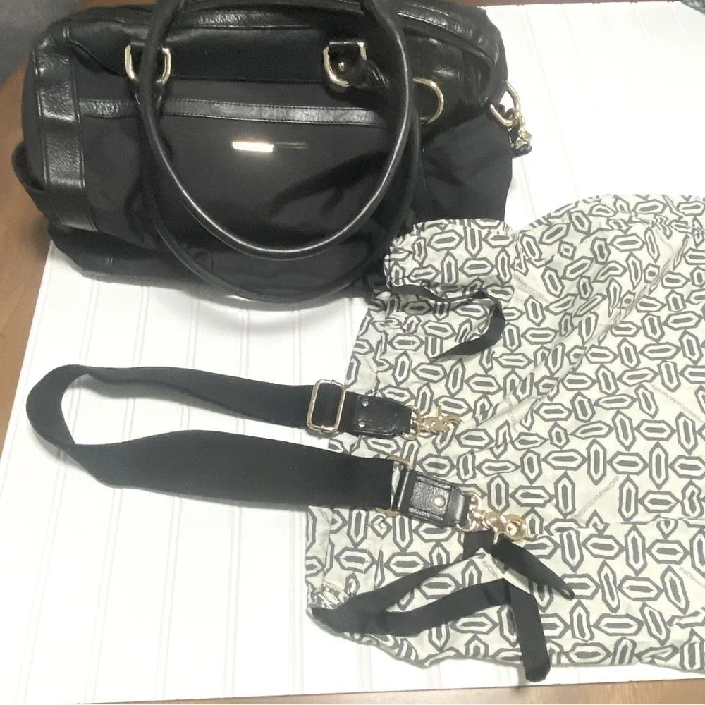 Rebecca Minkoff Knocked Up Baby Diaper Bag Black Awesome Condition